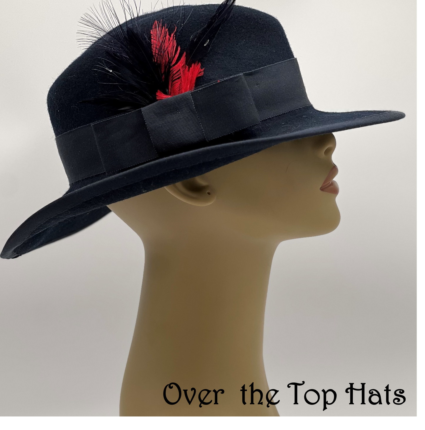 Dark Navy Ladies Fedora